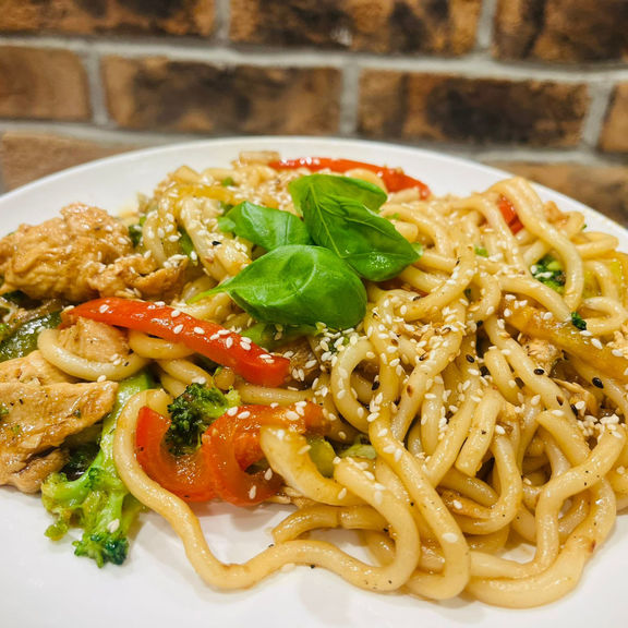 Chicken Stir Fry Rice or Noodles