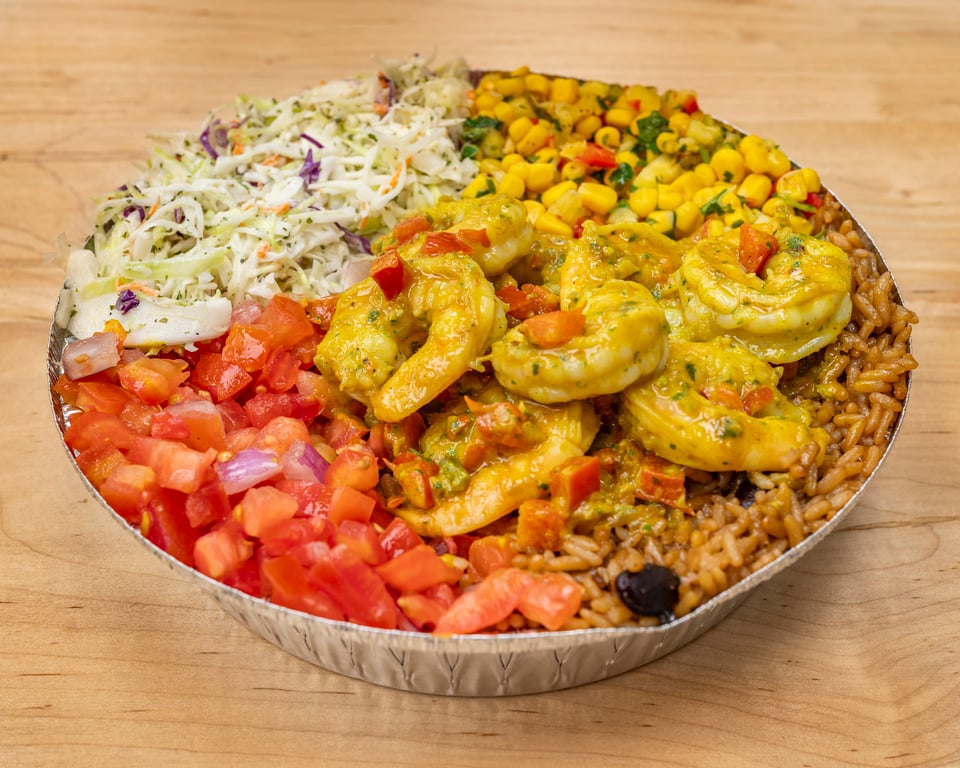 Large- Coconut Pepper Shrimp Bowl