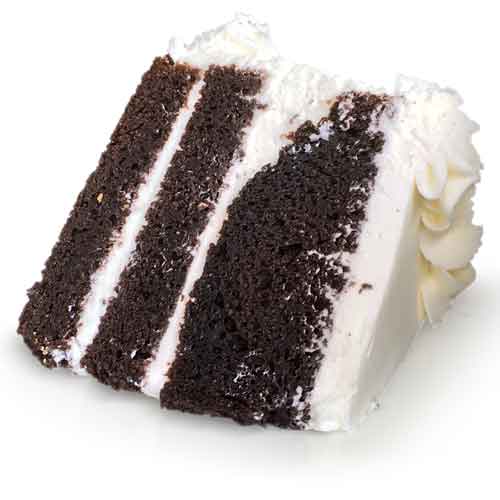 Chocolate Cake with White Butter Cream Frosting