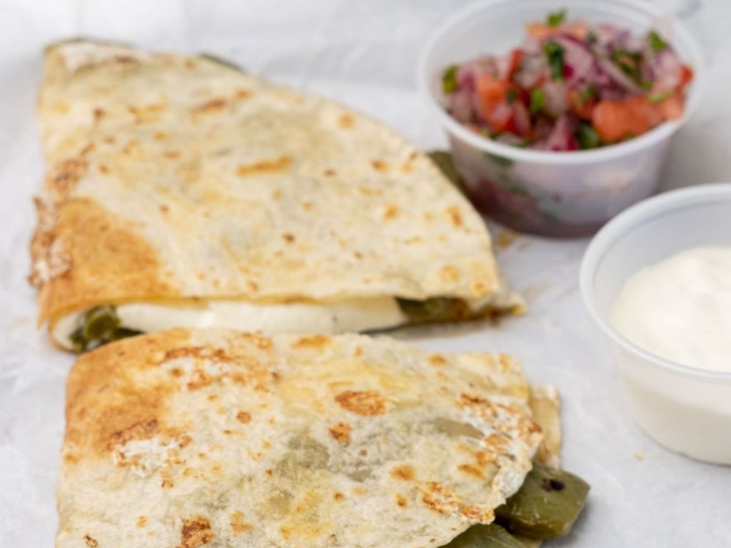 Grilled Cactus Quesadilla (Nopal)