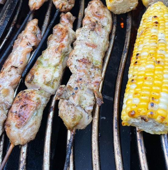 Stick with Kurka (Grilled Chicken on a stick)