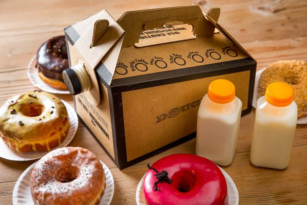 Assorted Dozen Doughnuts (12) with 96oz Bonjourno Coffee