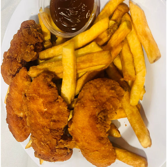 Chicken Finger w/ fries (4pcs)