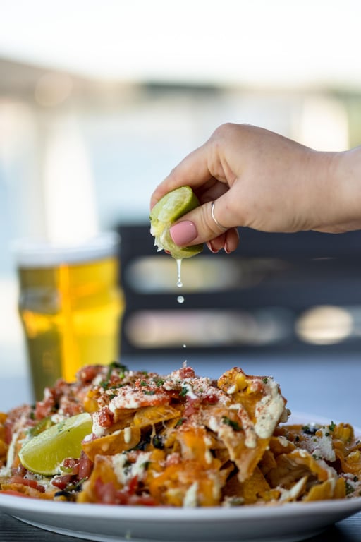 Vegetarian Street Corn Nachos