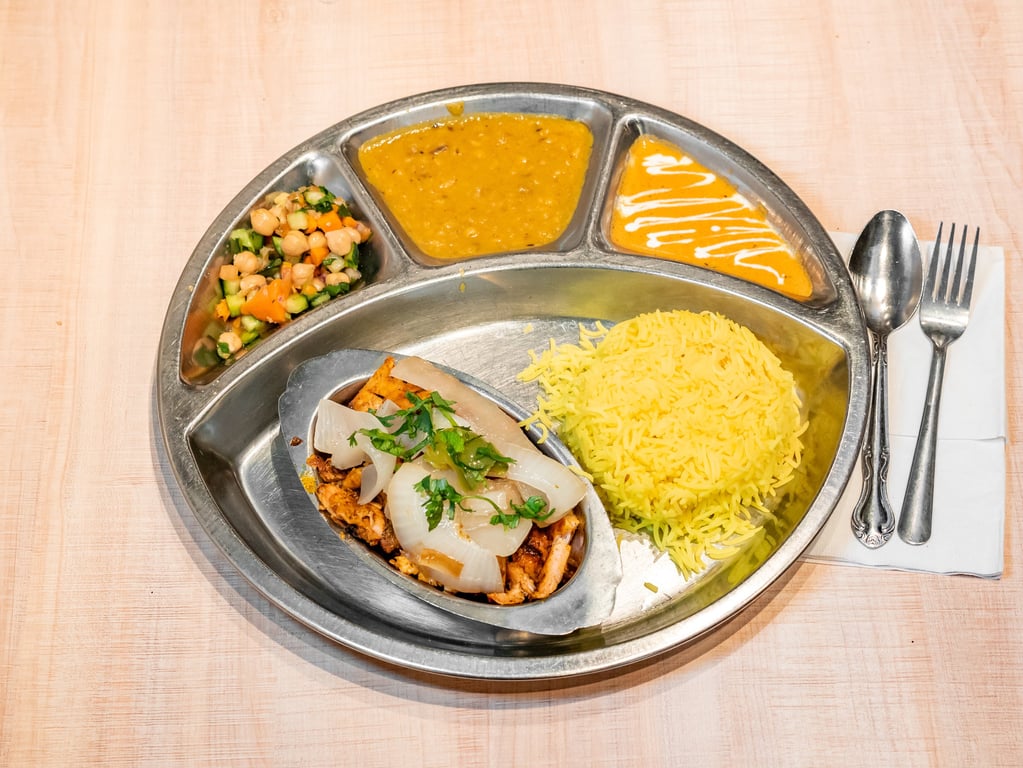 Grilled Chicken Boti Thali