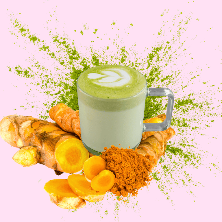 Golden Turmeric Matcha Latte - Hot