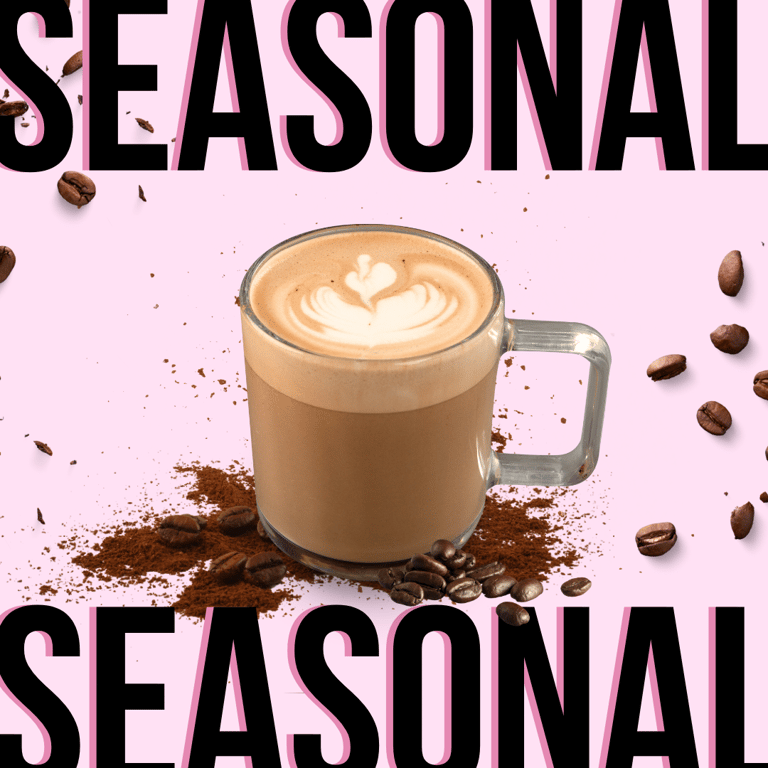 Seasonal Lattes - Hot