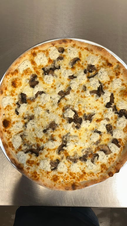 10" WHITE & MUSHROOM PIE