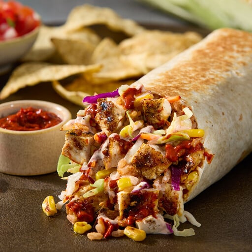 Guajlillo Grilled Chicken Burrito	