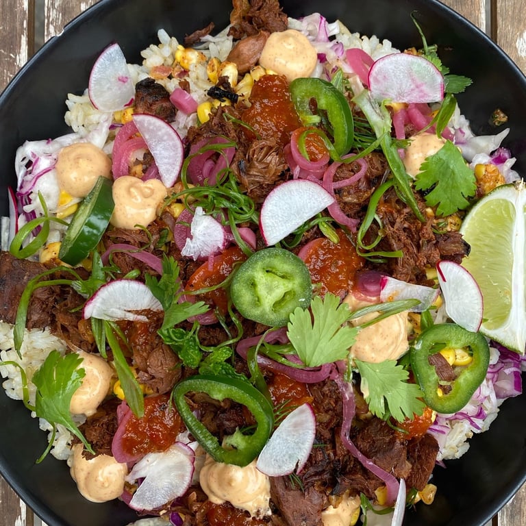 BBQ Jackfruit Bowl
