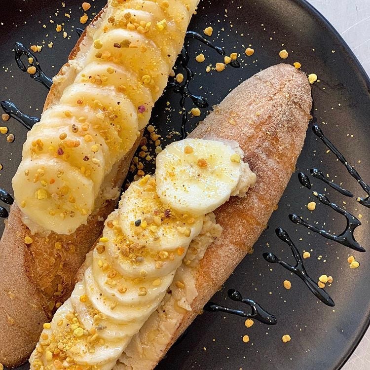 Banana & Wildflower Honey Toast