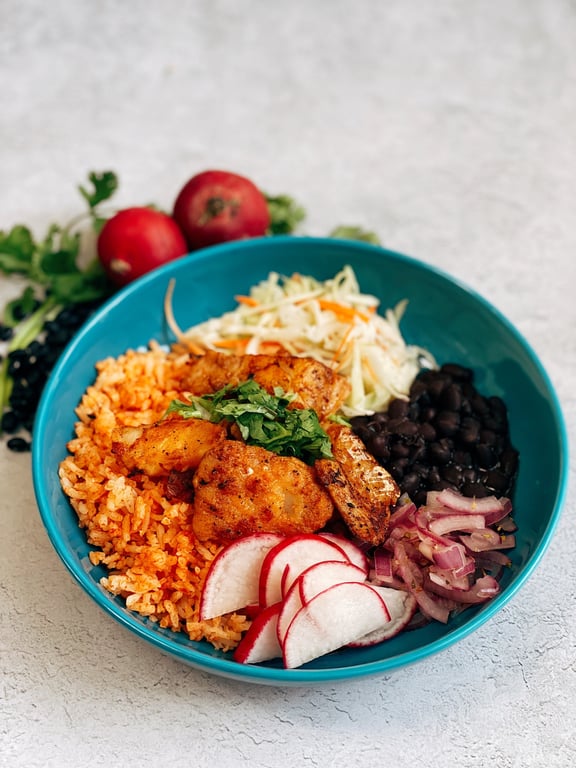 Pescado Al Grill Bowl