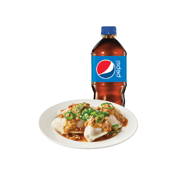 Steamed Dumplings & Bottled Drink Combo 
