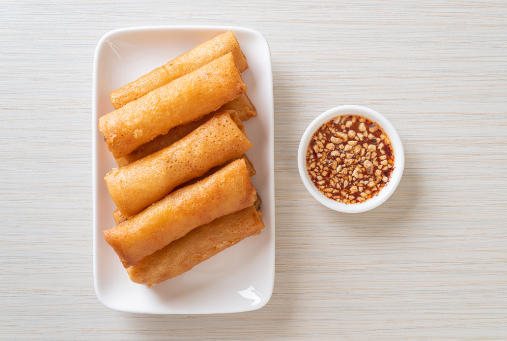 02. Vegetarian Spring Roll 素春卷