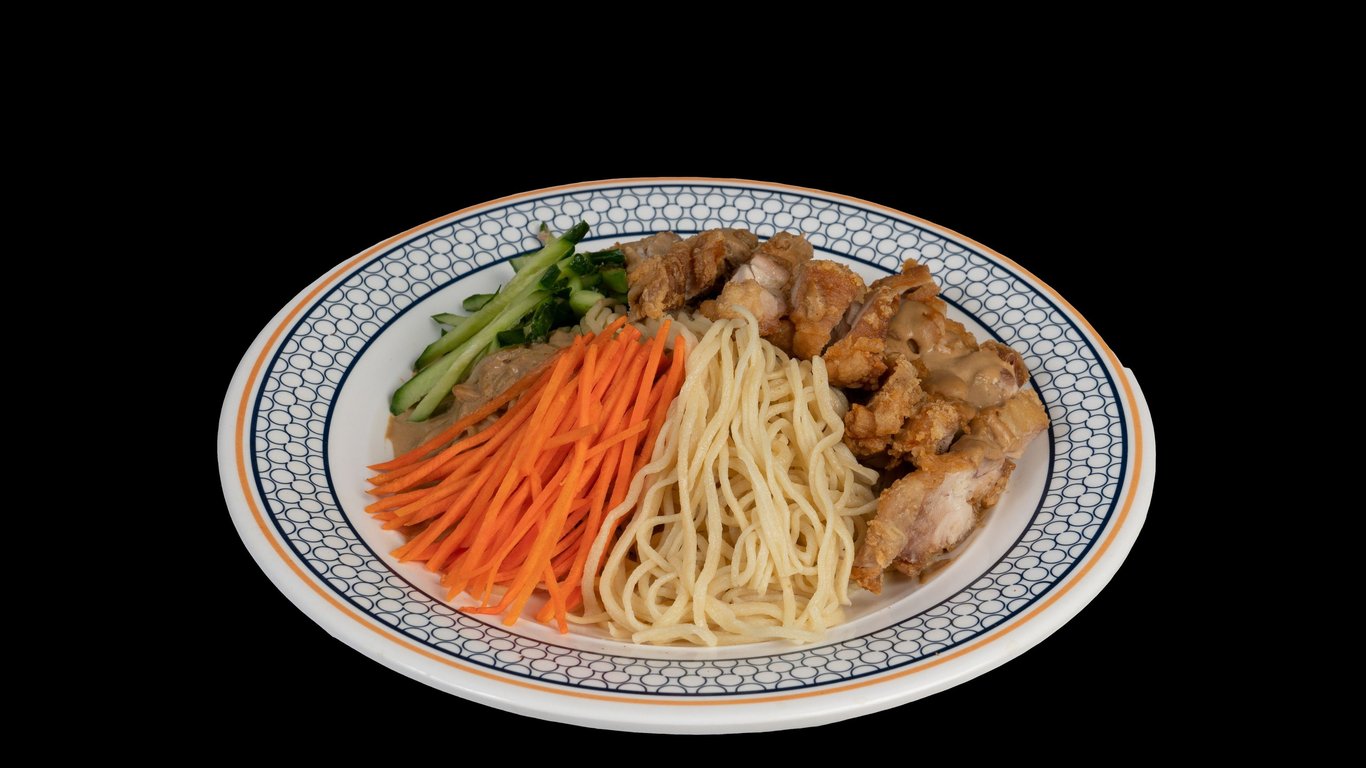 Sesame Paste Chicken Noodle 麻酱鸡扒拌面