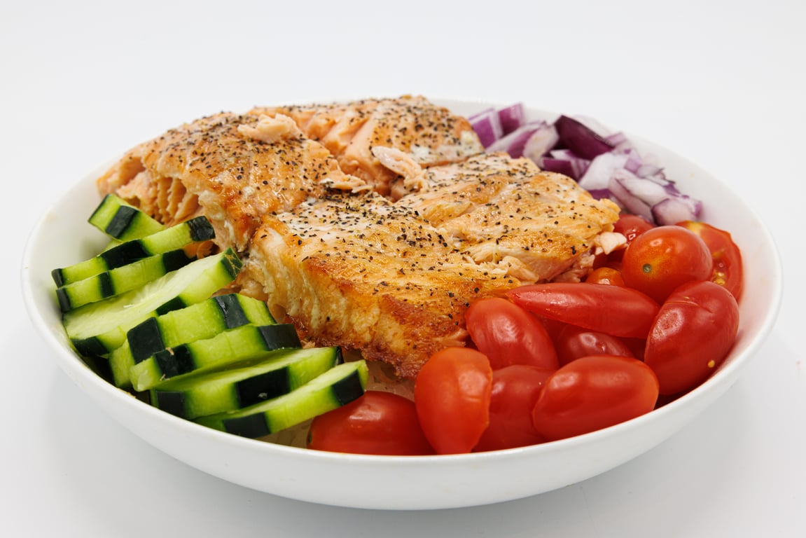 Teriyaki Salmon Poke Plenty Bowl