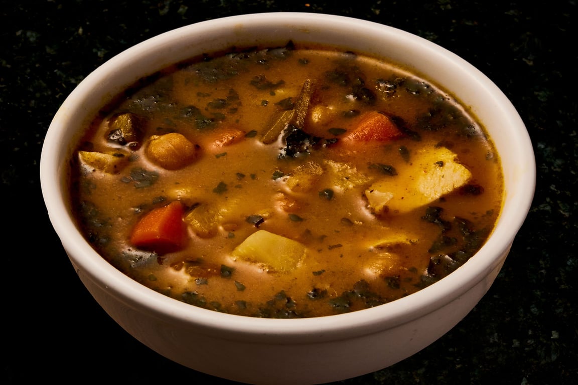 Herb Roasted Chicken and Vegetable Soup