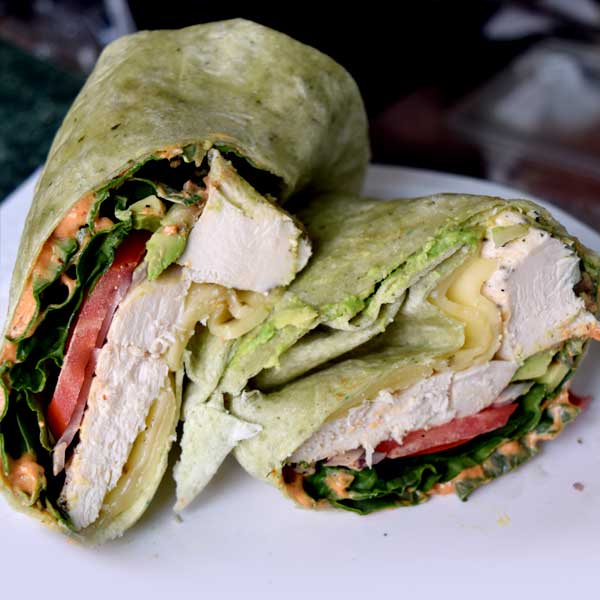 The Bomb (Cajun Chicken Wrap)