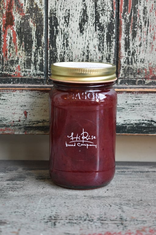 Ebony Rose Plum Jam (pint jar)