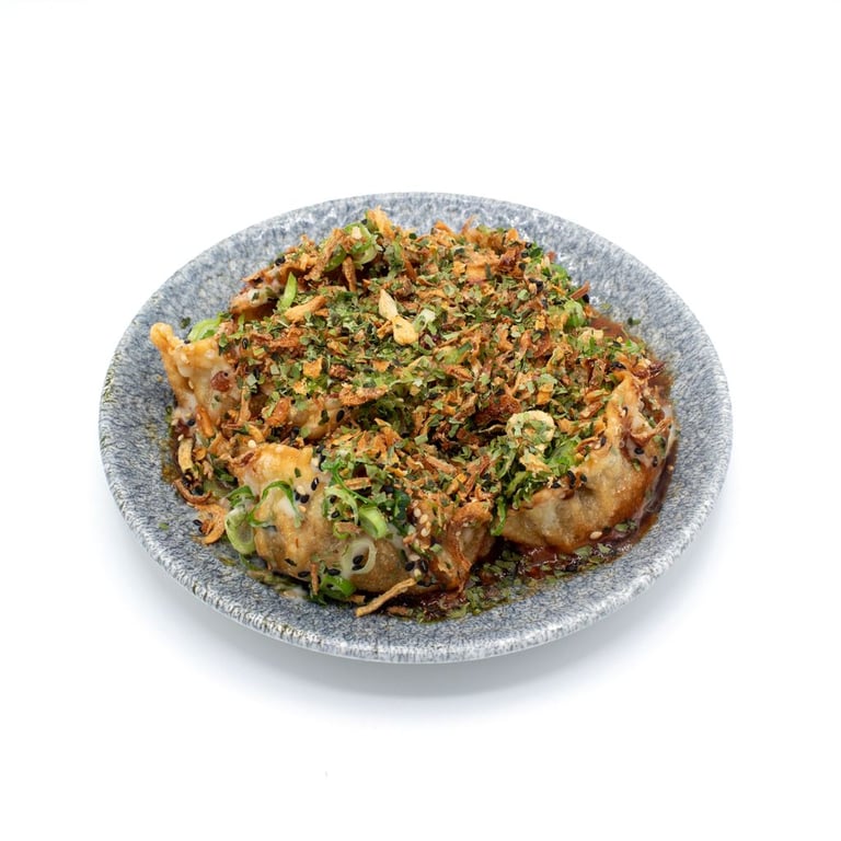 Veg Gyoza Okonomiyaki