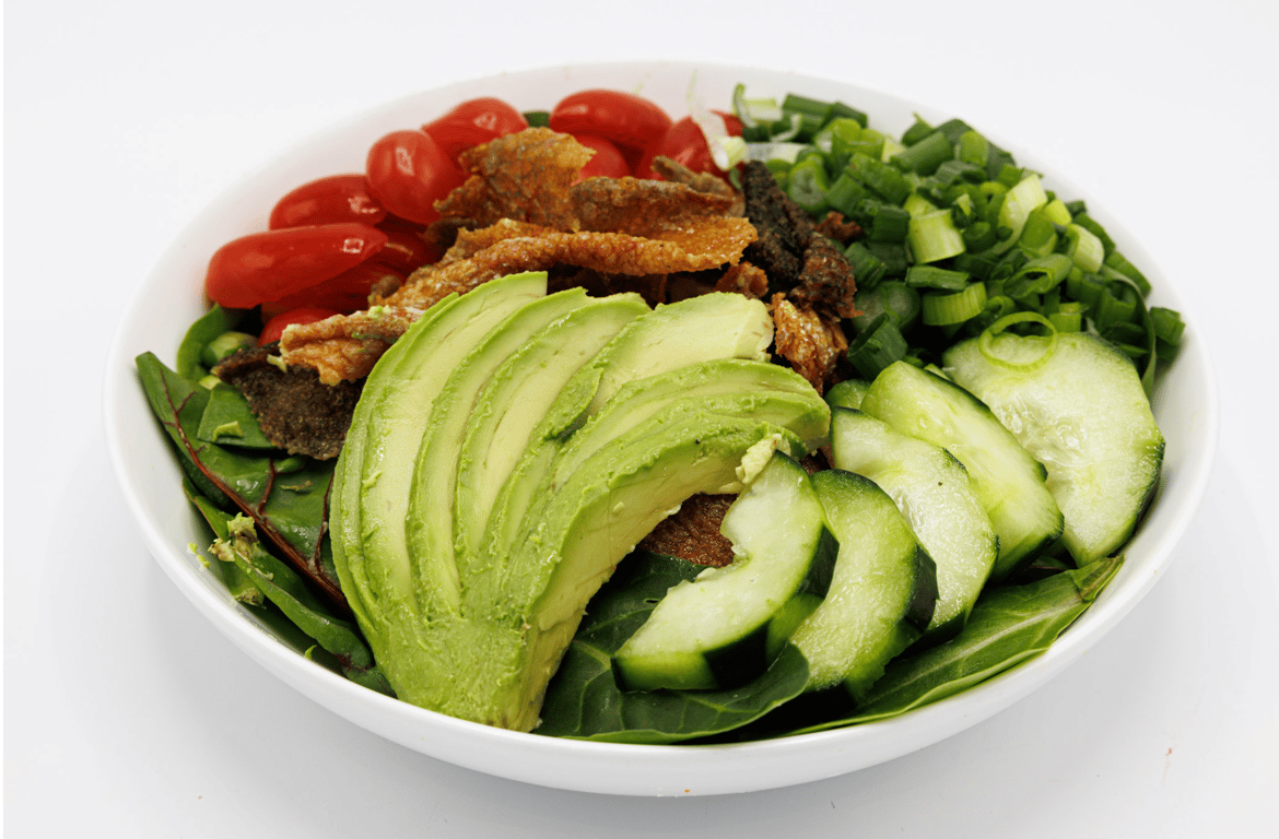 Salmon Skin Salad Poke Plenty Bowl