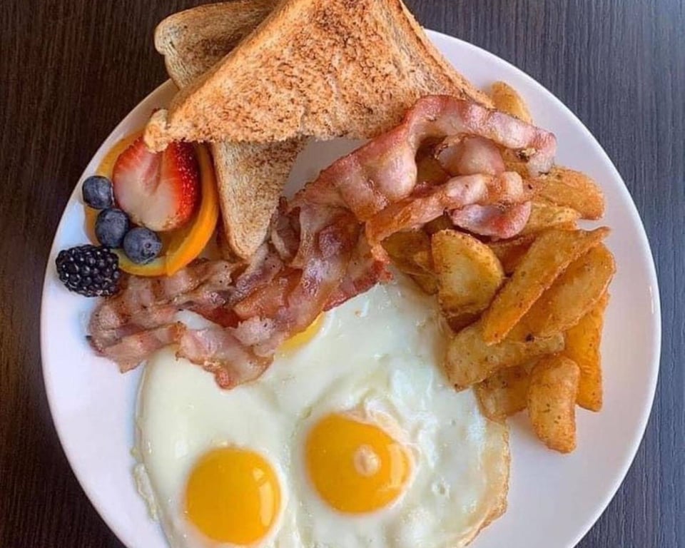 The Morning Glory Package for 2- 2 Classic Breakfasts and 2 Mimosas