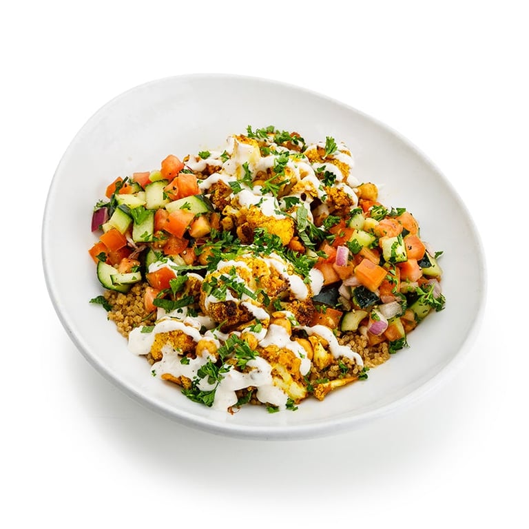 Cauliflower Chickpea Shawarma Bowl [gf]