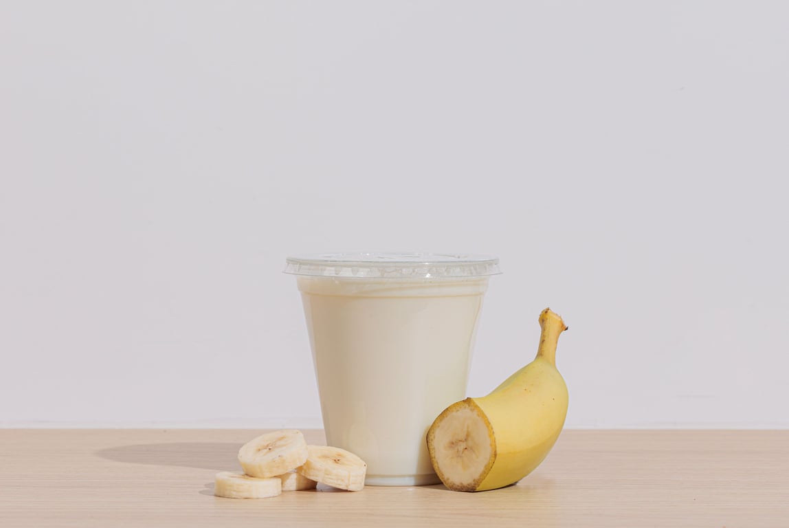 Homemade Banana Milk