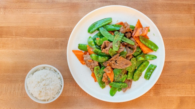 Beef w. Snow Peas