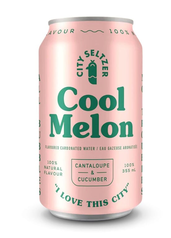 City Seltzer Cool Melon