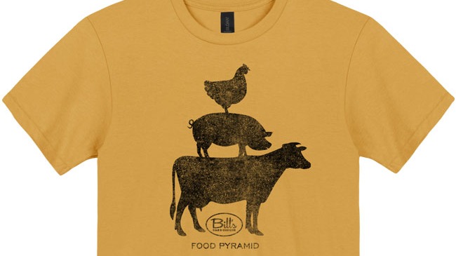 Food Pyramid Adult Tee