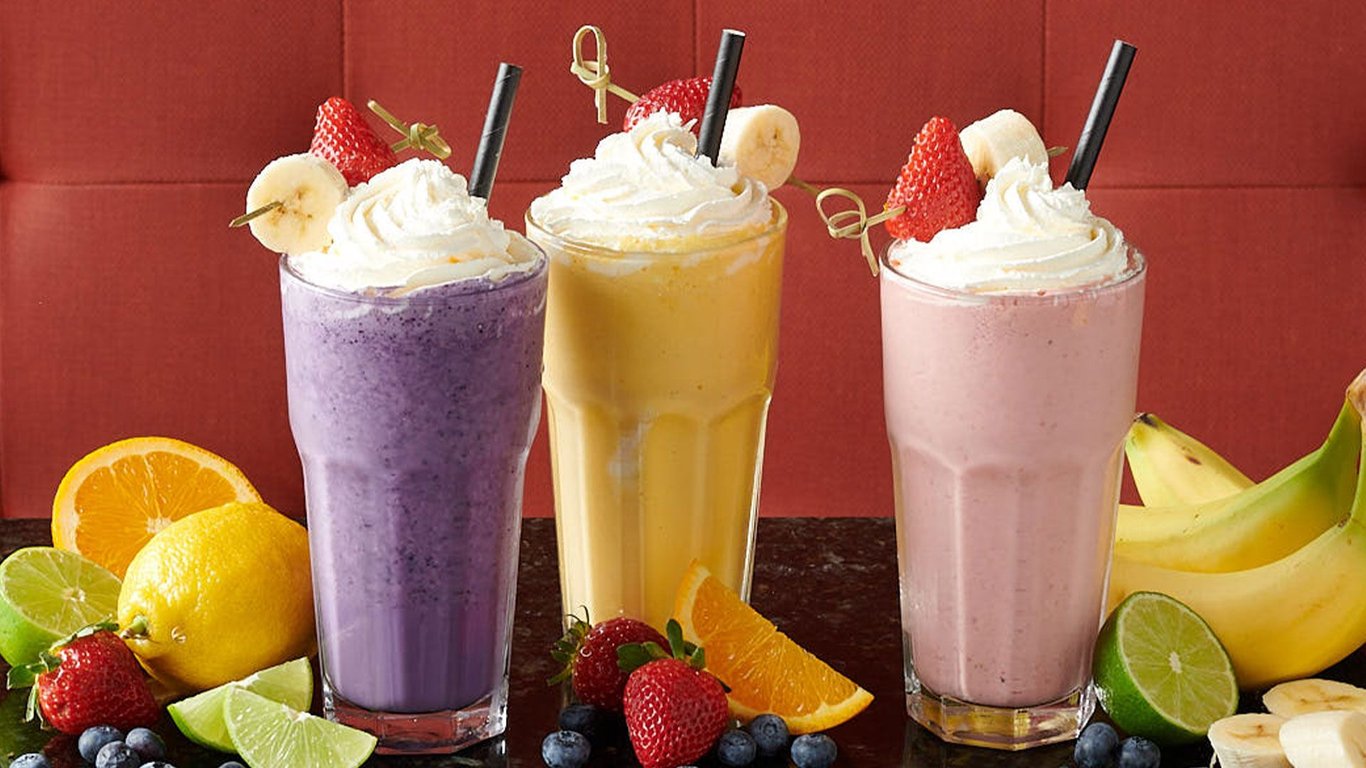 Fresh Fruit Milkshake