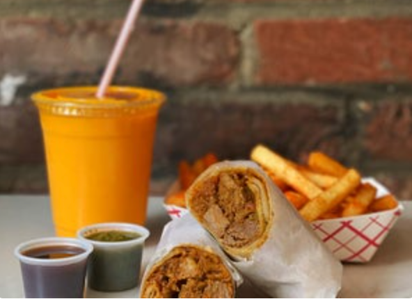 Seekh Kebab Kathi Roll Combo