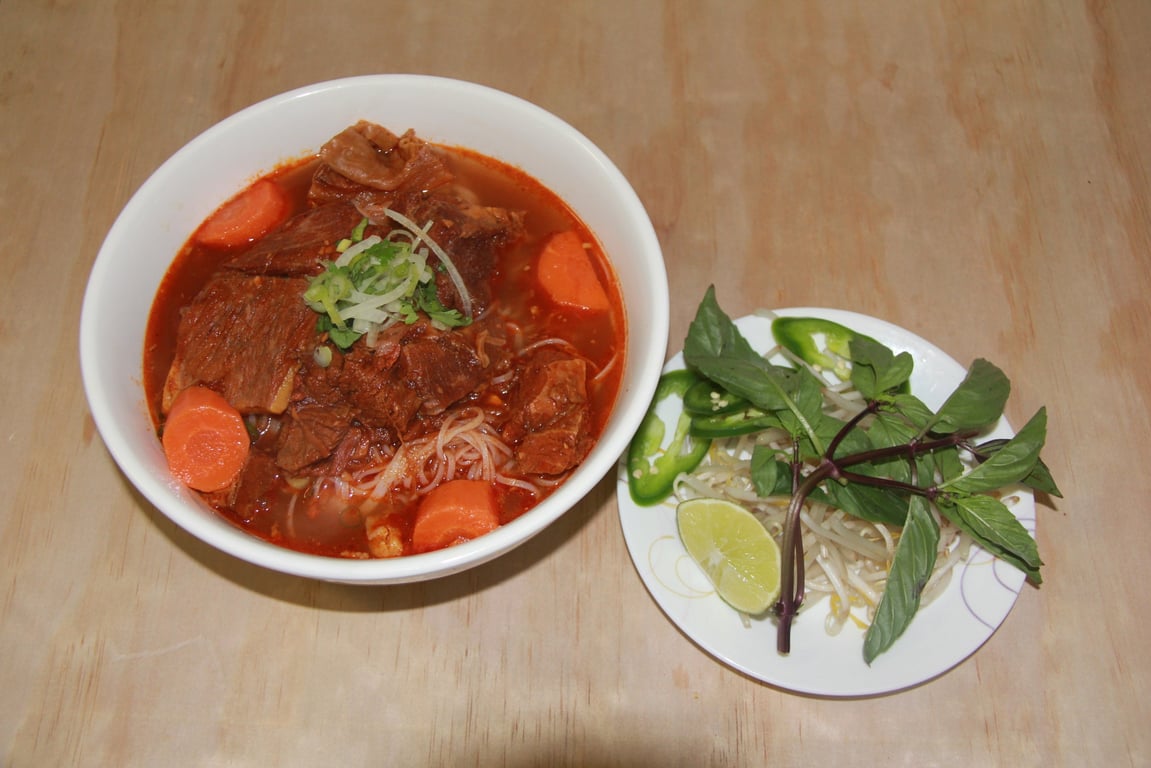 #50 Beef Stew with Rice Noodle/ Hu Tieu Bo Kho