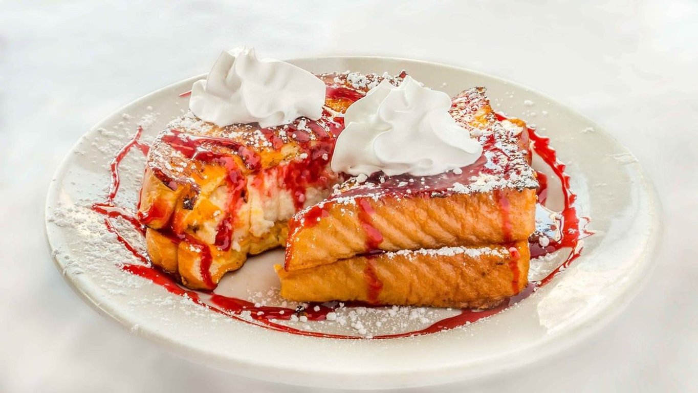 Raspberry Stuffed French Toast