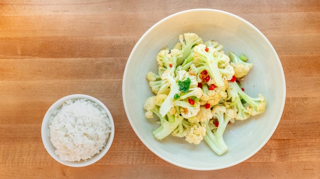 Cauliflower w. Chili Pepper