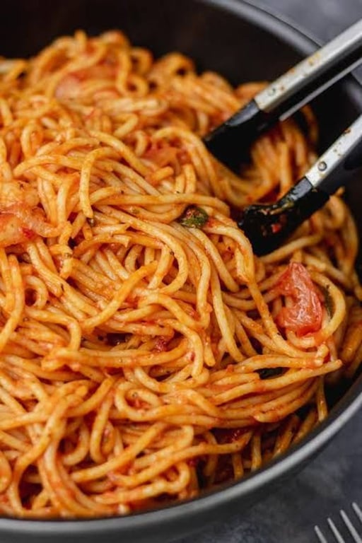 Jollof Spaghetti