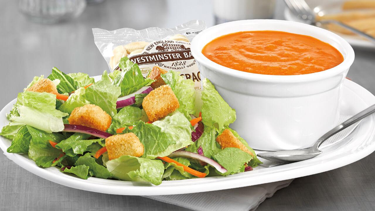 Half Salad & Half Soup