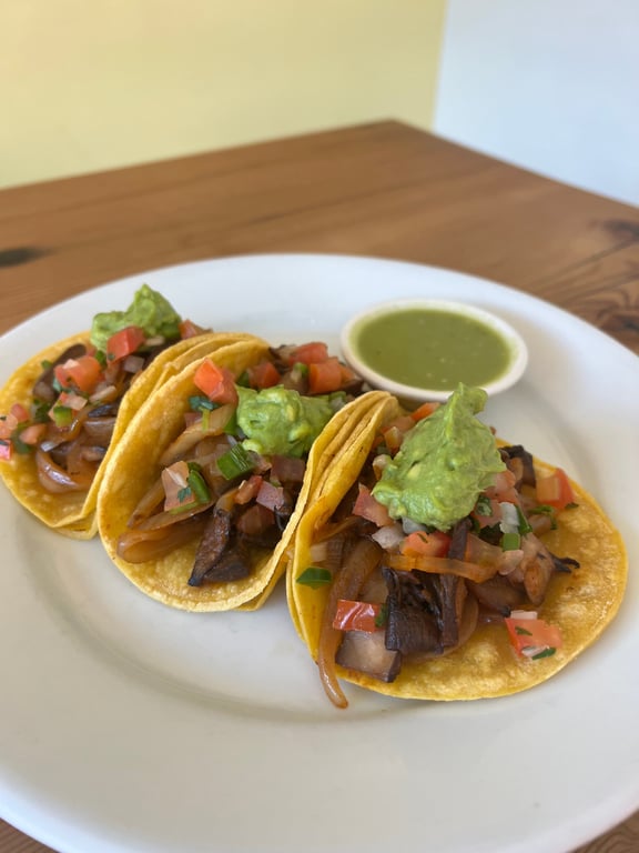 3 Oyster Mushroom Tacos