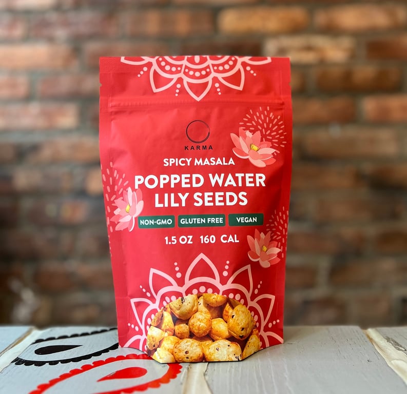 Spicy Masala Popped Water Lily Seeds by Karma