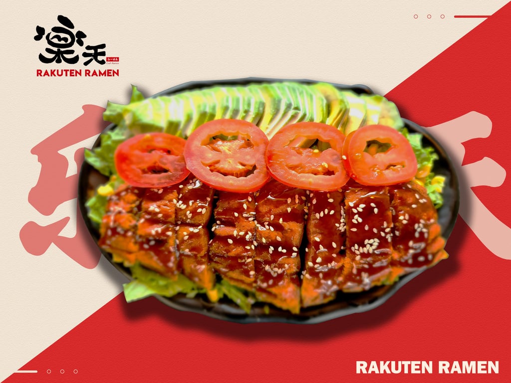 Teriyaki Salmon Avocado Salad  !! New !!