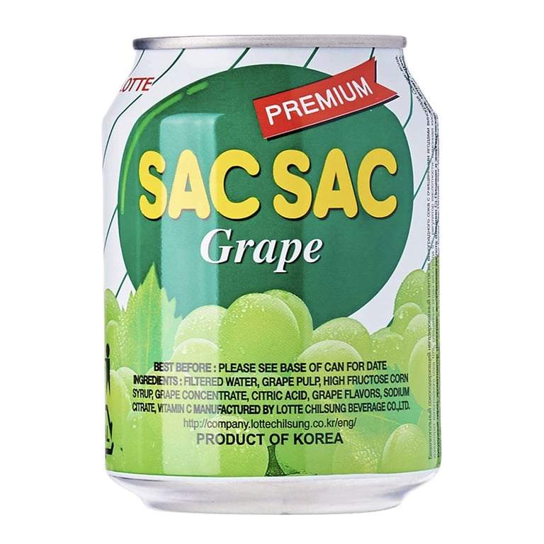 Sac Sac Grape 8oz