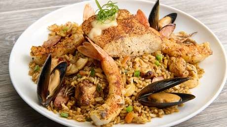 Cajun Seafood Paella