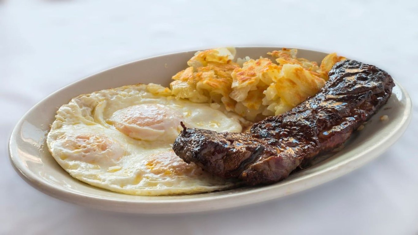 Skirt Steak Eggs