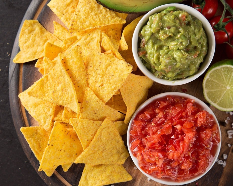Salsa, Guacamole & Chips