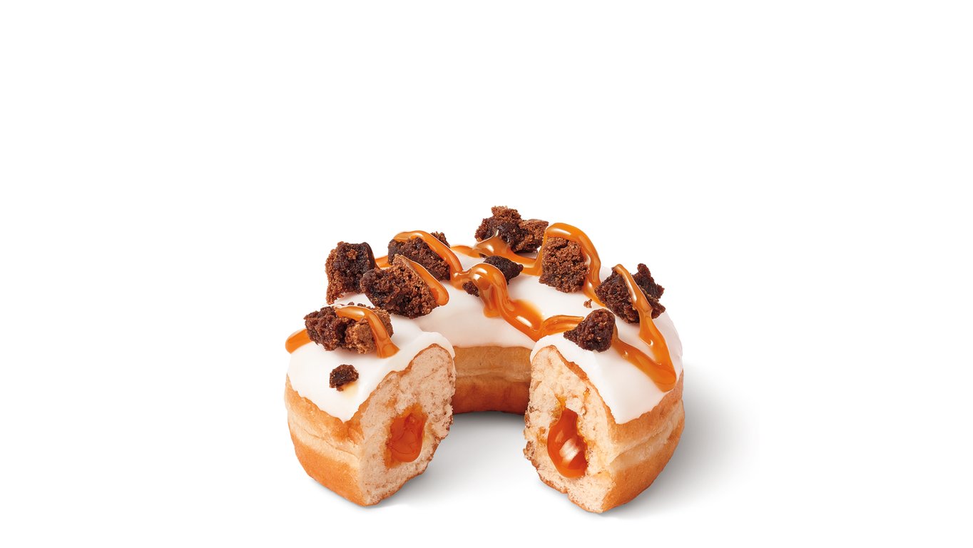 Caramel Brownie Filled Ring Dream Donut