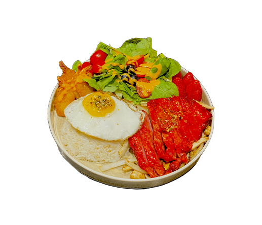 Honey Cured Pork Plate 蜜烧猪扒拼盘