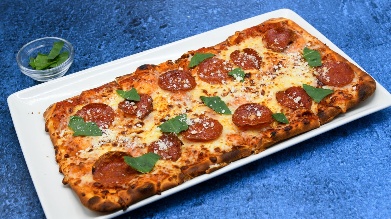 Roasted Tomato & Pepperoni Flatbread