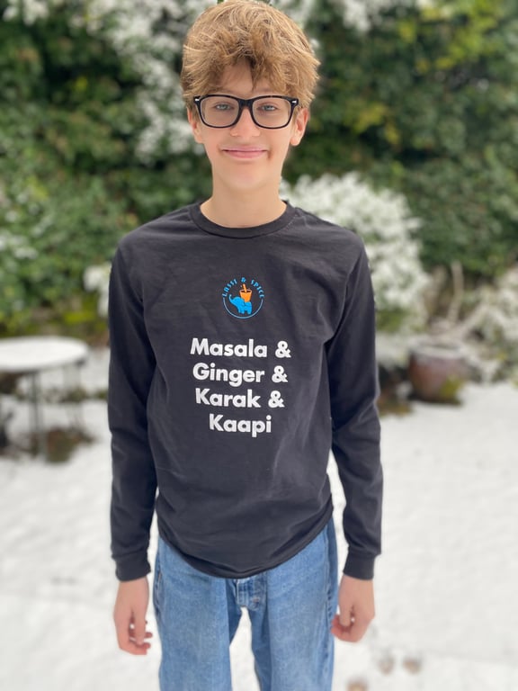 Lassi & Spice Long Sleeved Tee Shirt