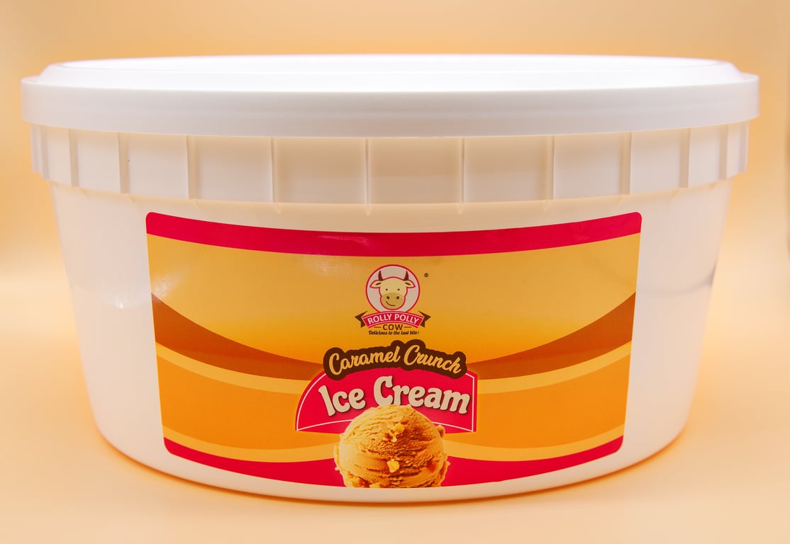 Caramel Crunch Ice Cream Tub 4.2L